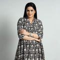  Bagru Block Printed Cotton Flare Dress Online at iTokri.com