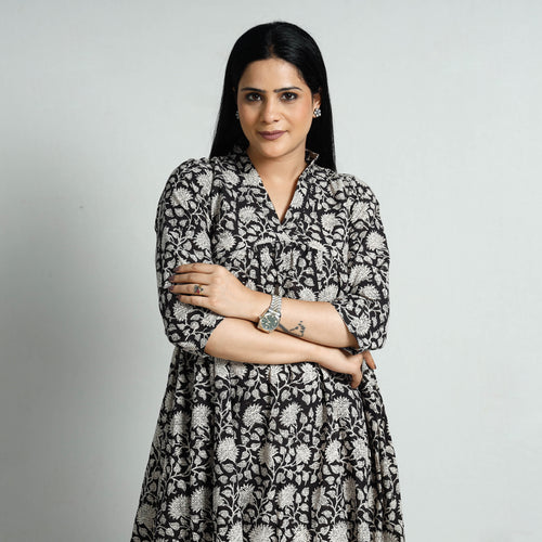 Bagru Printed Cotton Dress