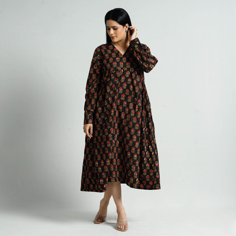 Bagru Printed Cotton Dress