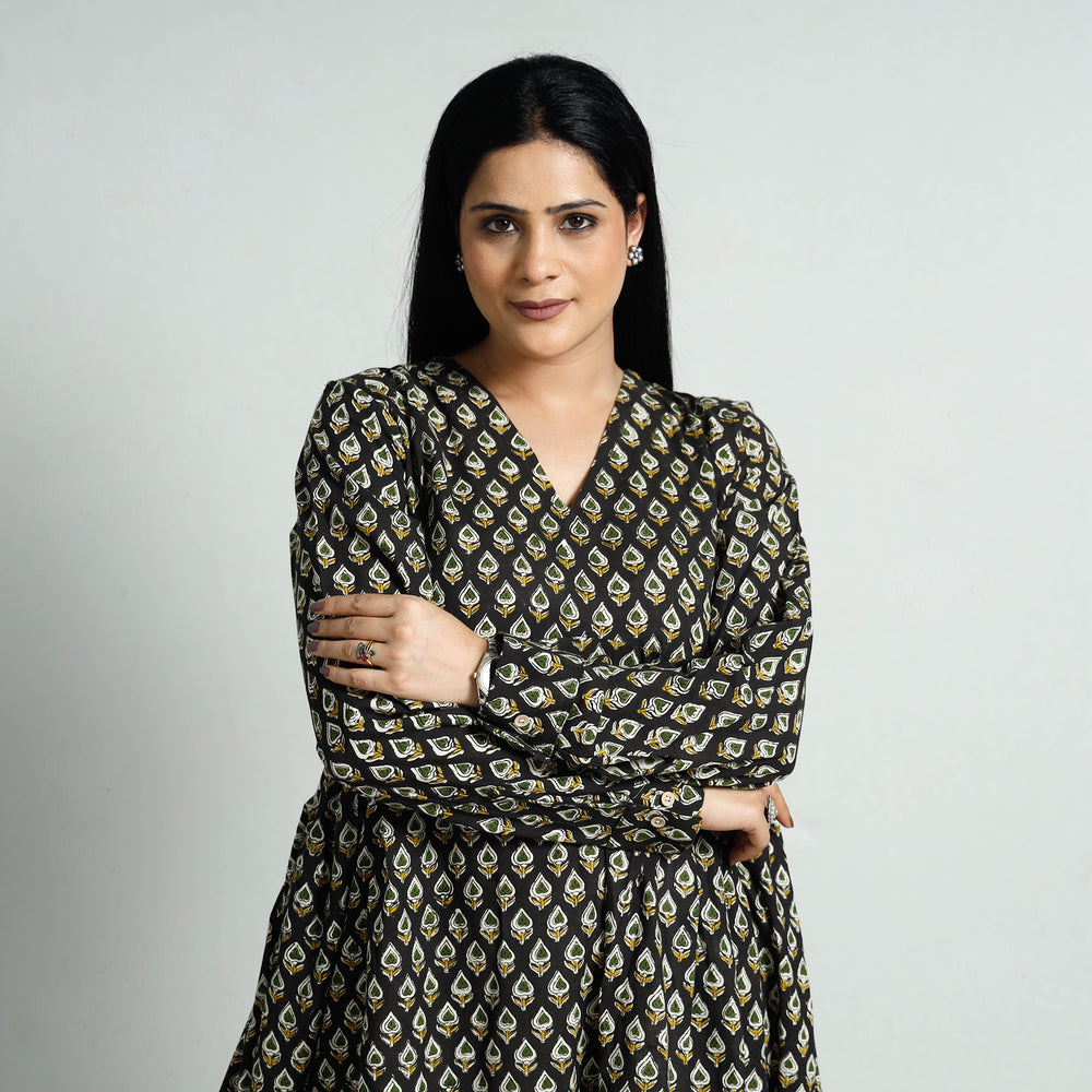 Bagru Printed Cotton Dress