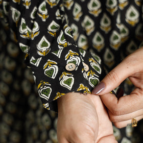  Bagru Block Printed Cotton Flare Dress Online at iTokri.com