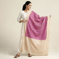 Kantha Embroidery Silk Dupatta