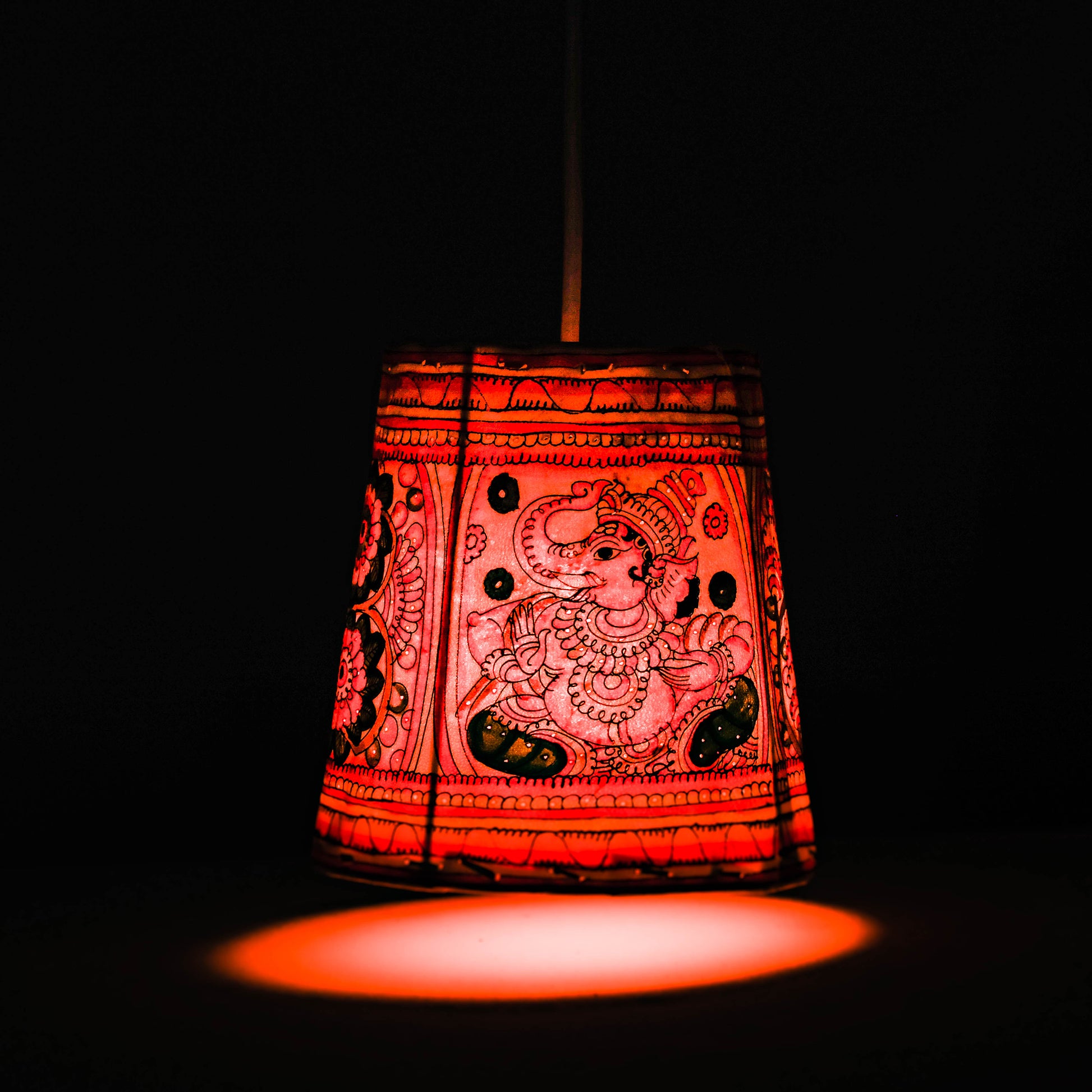 Handpainted Hanging Lamp
