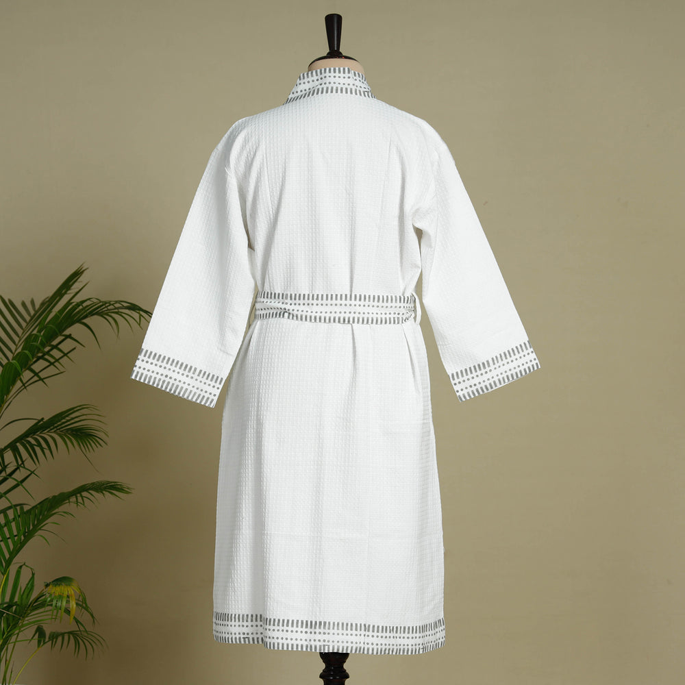 Block Printed Bath Robe