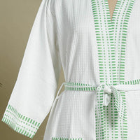 Block Printed Bath Robe