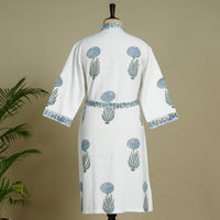 Block Printed Bath Robe