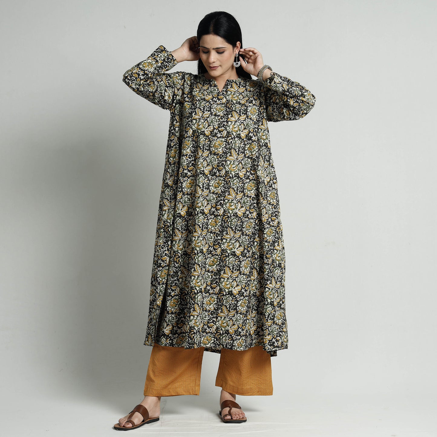 Bagru Kurta with Palazzo Set