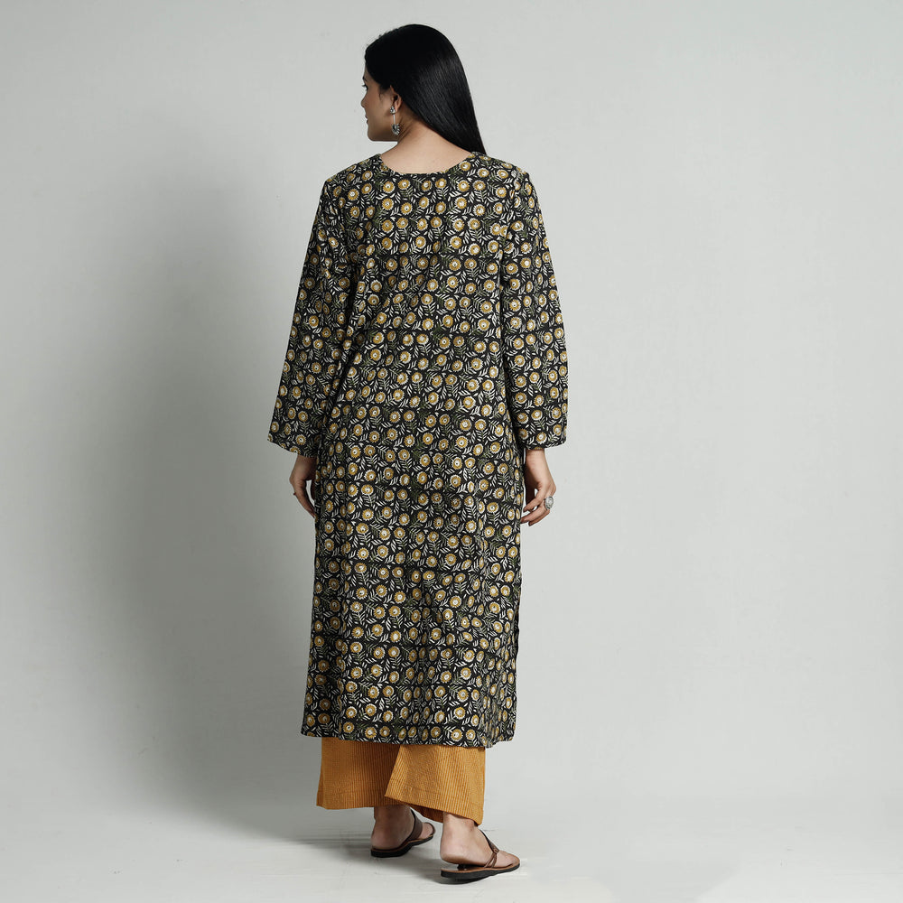 Bagru Block Print Kurta with Palazzo Set