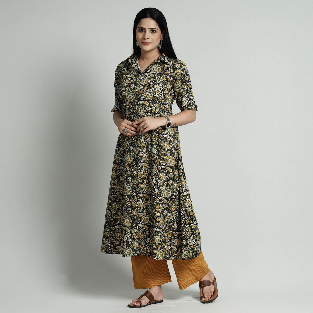 Bagru Block Print Kurta with Palazzo Set