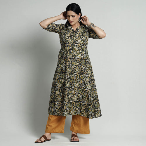 Bagru Block Print Kurta with Palazzo Set