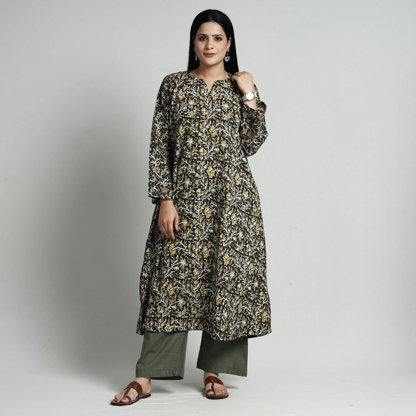 Bagru Kurta with Palazzo Set
