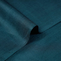 Blue - Handloom Tussar Silk Cotton Fabric from Vidarbha