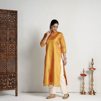 plain silk kurta