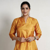 plain silk kurta