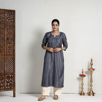 plain silk kurta