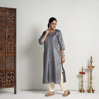 plain silk kurta