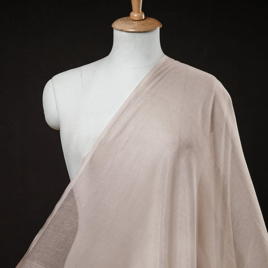 Off White - Traditional Tissue Chanderi Silk Handloom Zari Weave Fabric