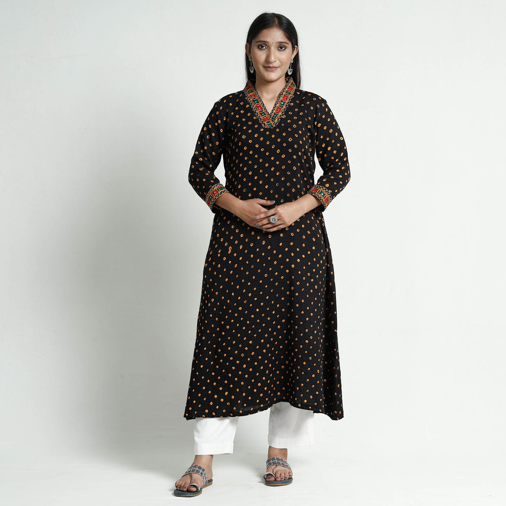 bandhani kurta