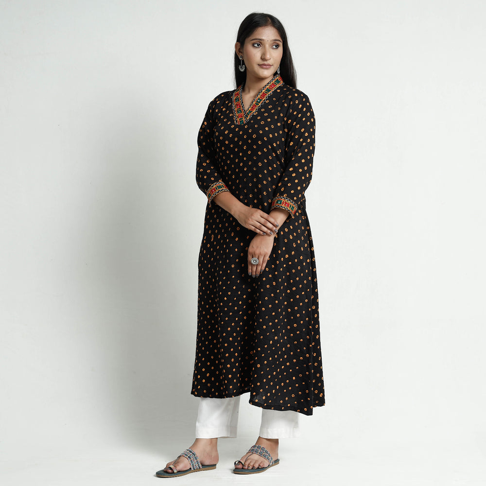 bandhani kurta