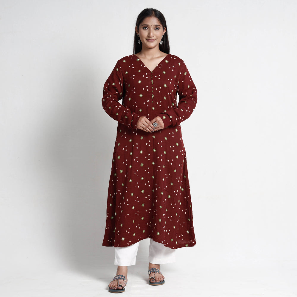 bandhani kurta