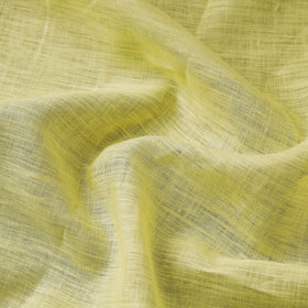 Light Yellow Bhagalpuri Handloom Pure Linen Fabric 