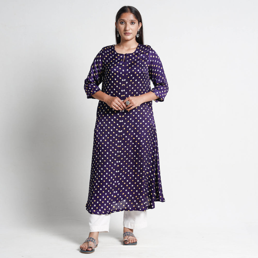 bandhani kurta