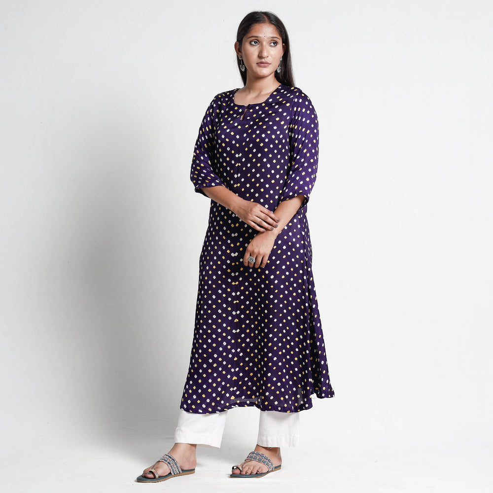 bandhani kurta