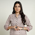Buy Block Print Mul Cotton Straight Bagh Kurta for Women