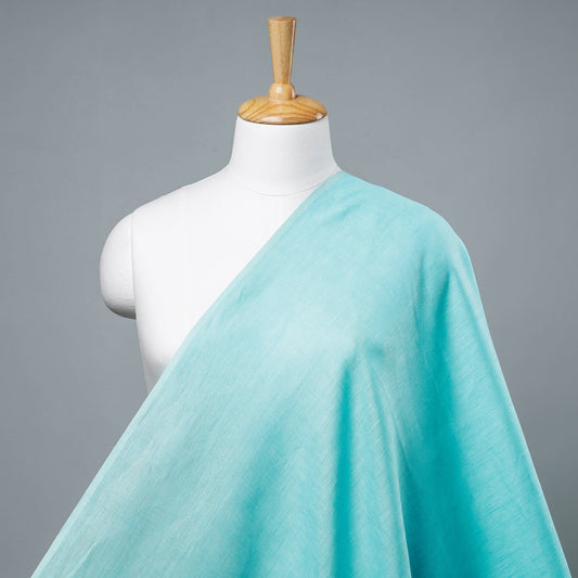 Electric Blue Bhagalpuri Handloom Pure Linen Fabric