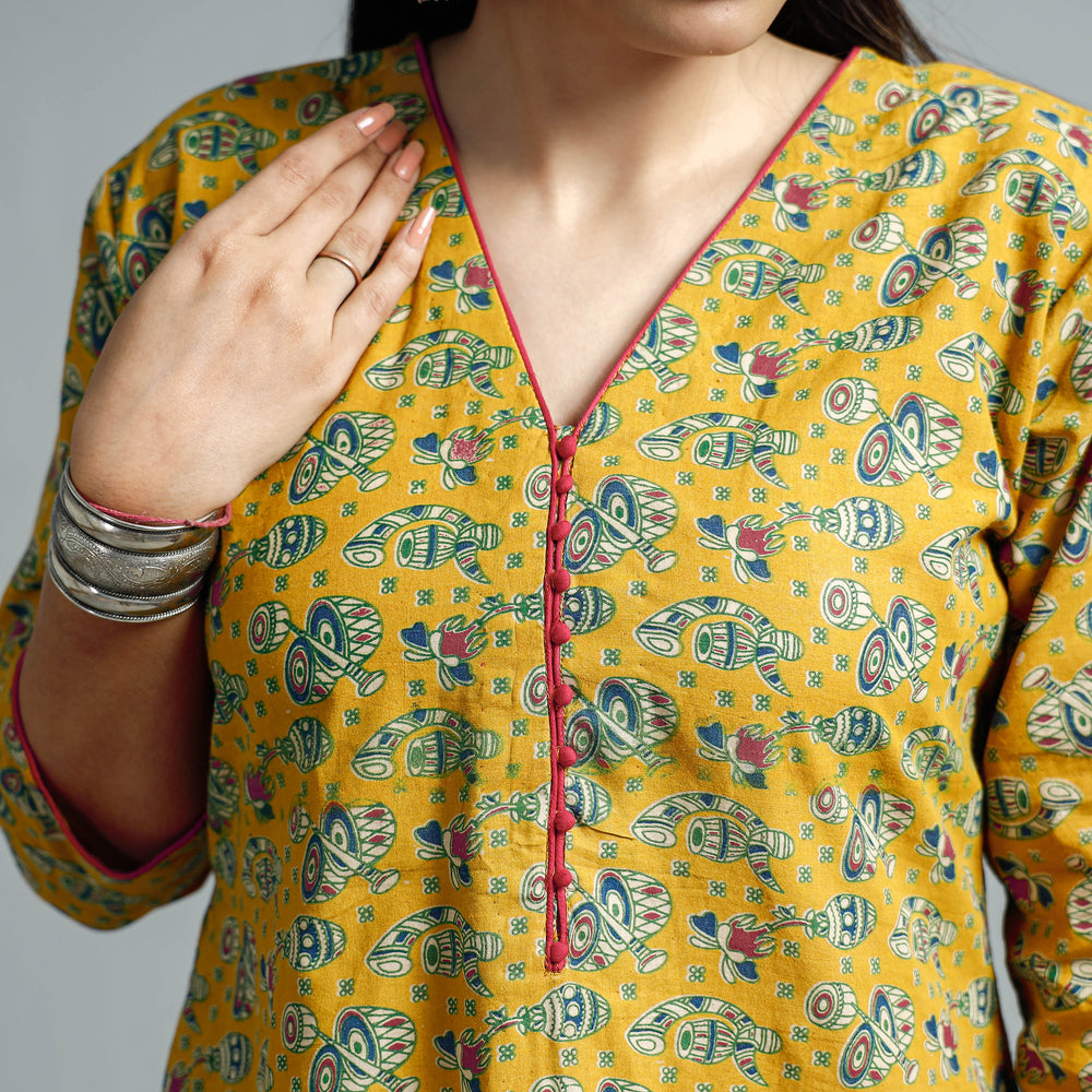 kalamkari printed kurta