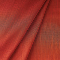 Orange - Plain Slub Silk Fabric 04