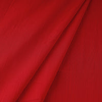 Red - Elegant Slub Silk Plain Fabric