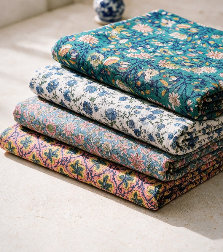 Sanganeri Cotton Fabrics