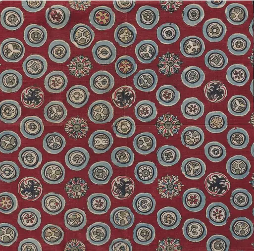 Tea Ceremony Sarasa, India (for the Japanese Market), c. 17th/18th Century. Image courtesy of Thomas Murray, Wikimedia Commons.