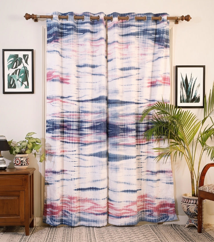 Shibori Cotton Curtains