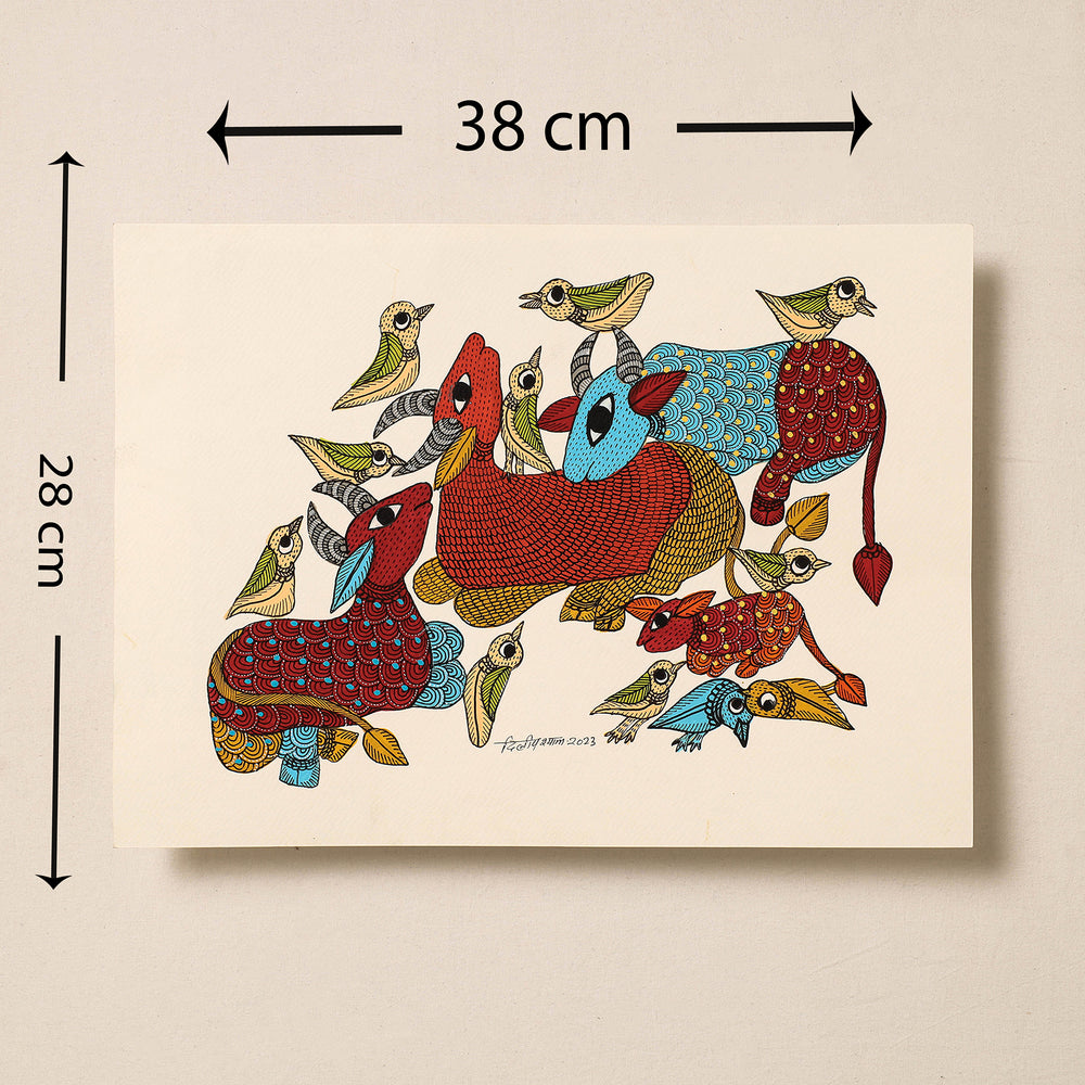 Gond Folk Art Painting