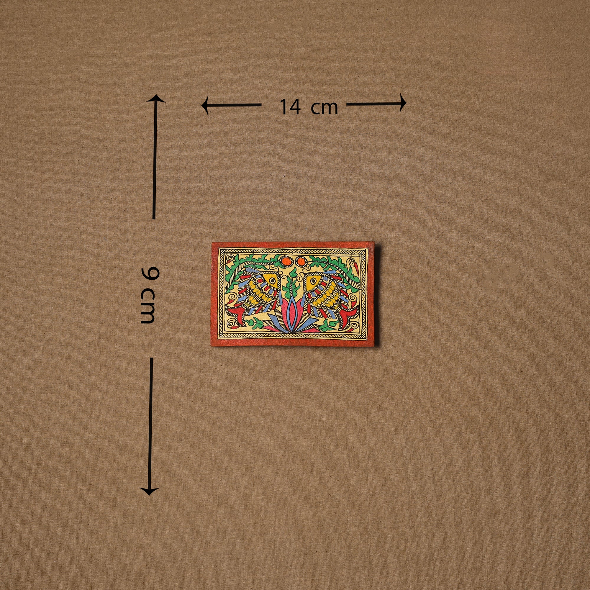 Traditional handpainted madhubani painting by hira devi (3