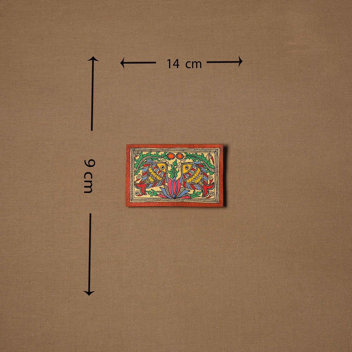 Traditional handpainted madhubani painting by hira devi (3