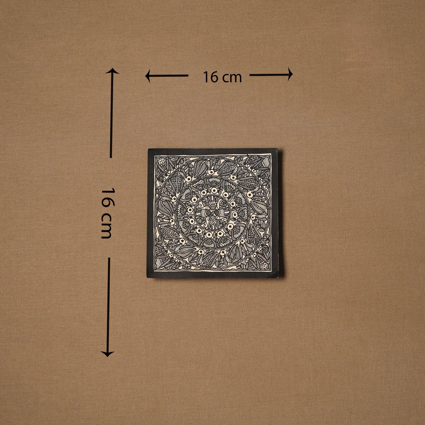 Traditional handpainted madhubani painting by hira devi (6