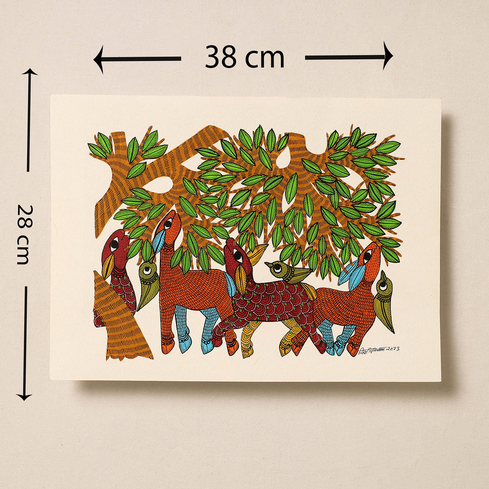 Gond Folk Art Painting