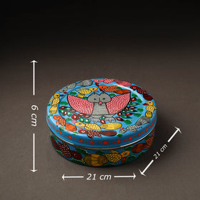  Bengal Patua Handpainted Stainless Steel Casserole