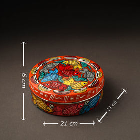  Bengal Patua Handpainted Stainless Steel Casserole