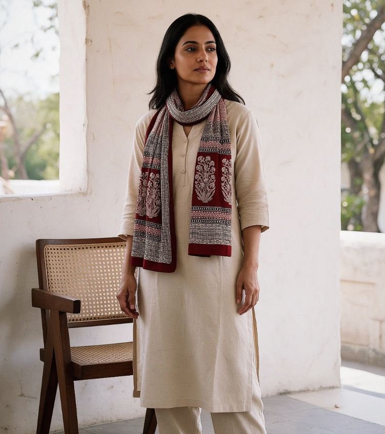 Bagh Print Stoles