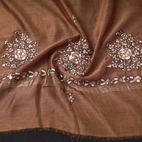 hand embroidery silk dupatta