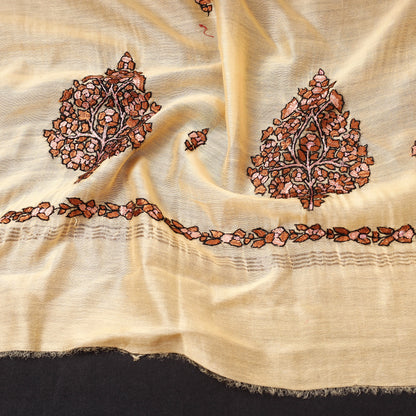 hand embroidery silk dupatta