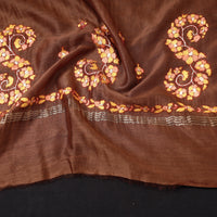 hand embroidery silk dupatta