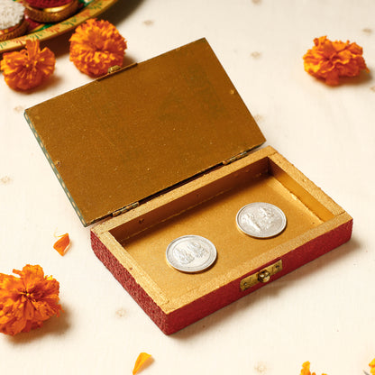Wooden Coin Box 