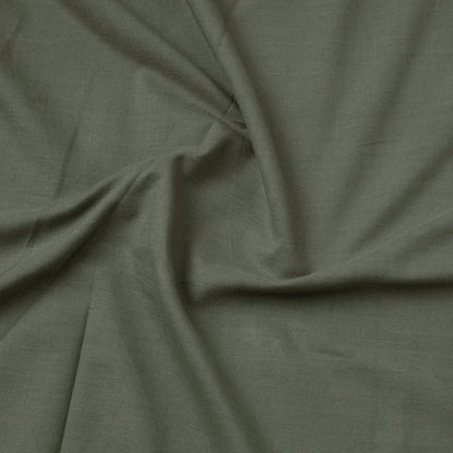 Green - Mangalagiri Plain Handloom Cotton Fabric