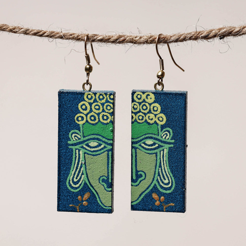 miniature handpainted earrings