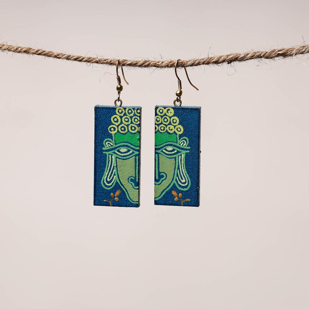 miniature handpainted earrings